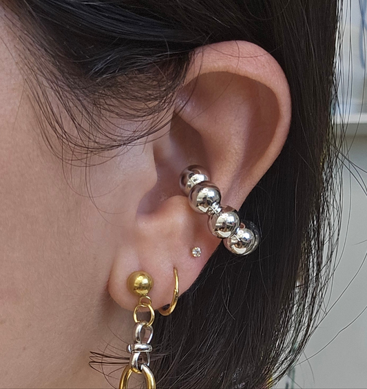 Earcuff esferas