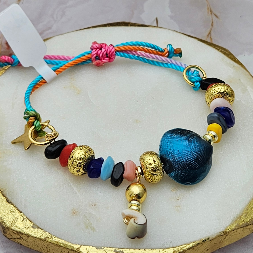 Brazalete Concha Azul