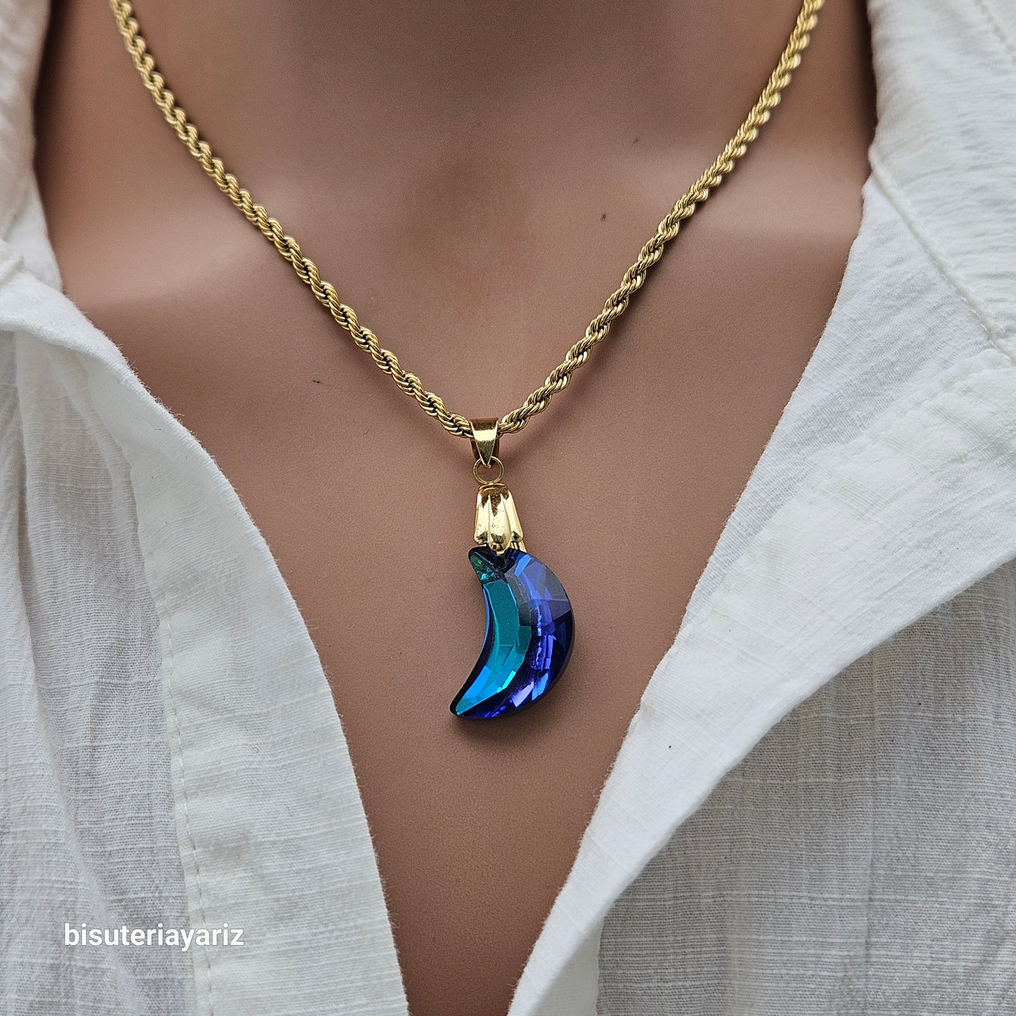 Collar Luna Azul