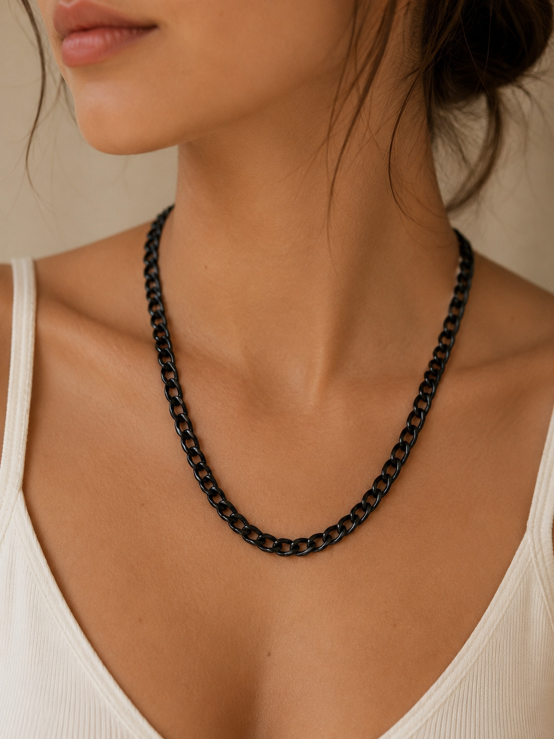 Collar cadena cubana
