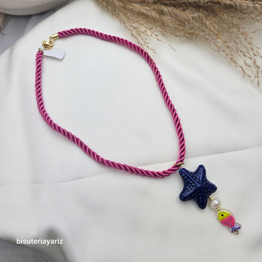 Collar Mar Rosado