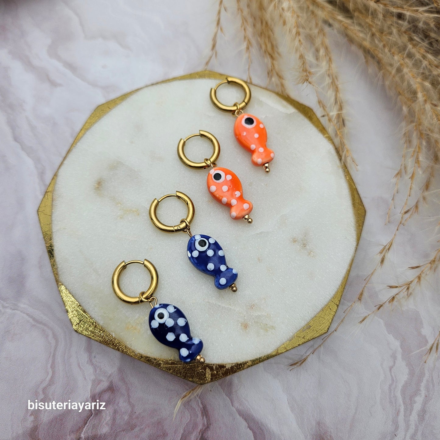 Aretes Azulita
