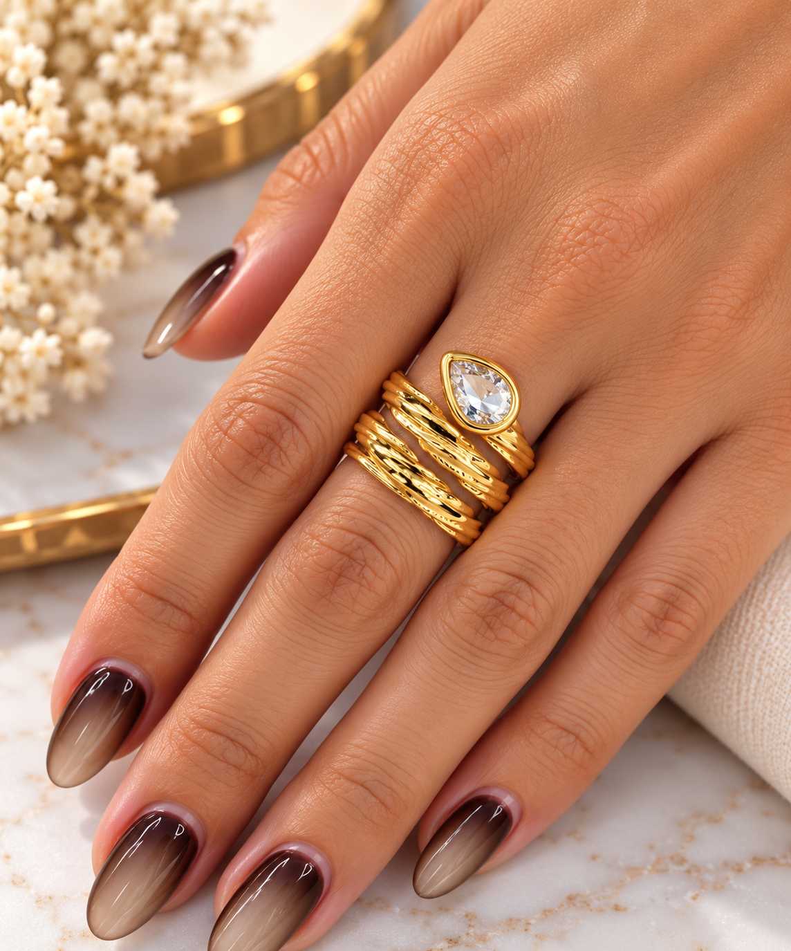 Anillo Espiral size 7
