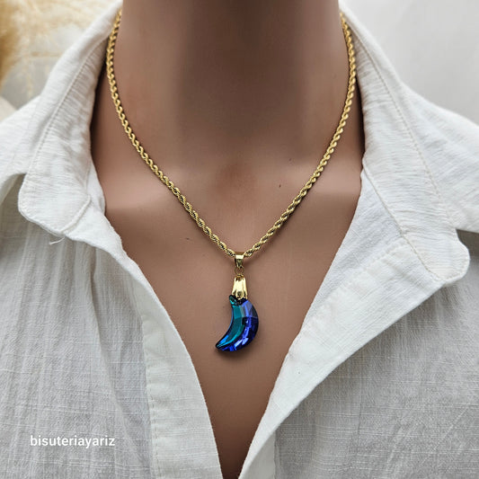 Collar Luna Azul