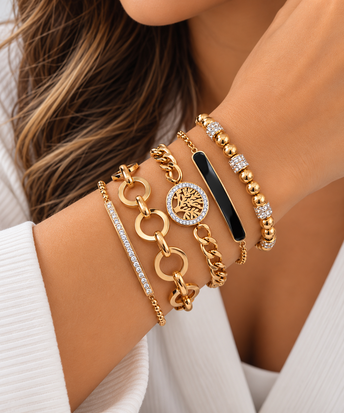 Brazalete Rose Gold. Diana