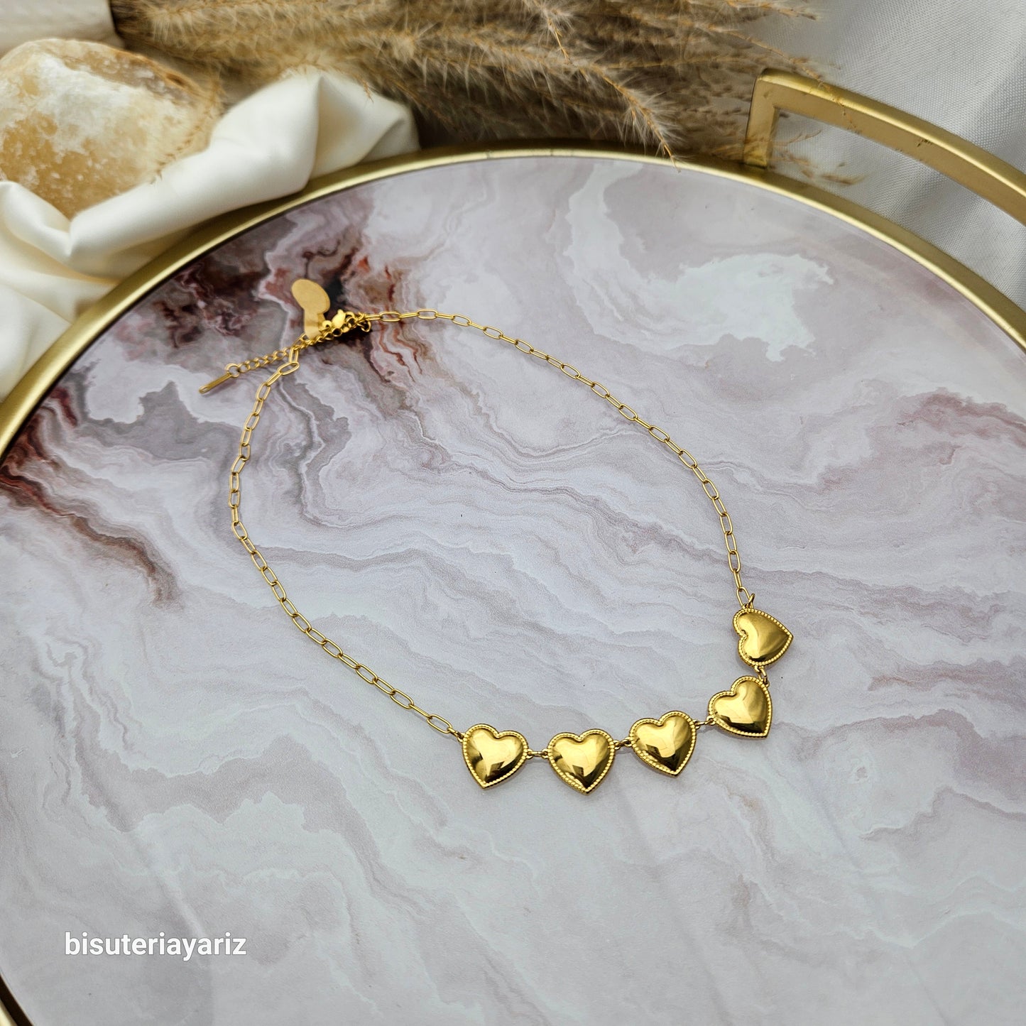 Collar 5 Corazones