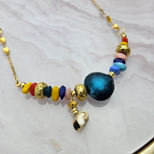 Collar Concha Azul