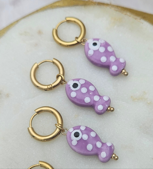 Aretes Lina Lila