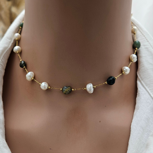 Choker Perlas Naturales