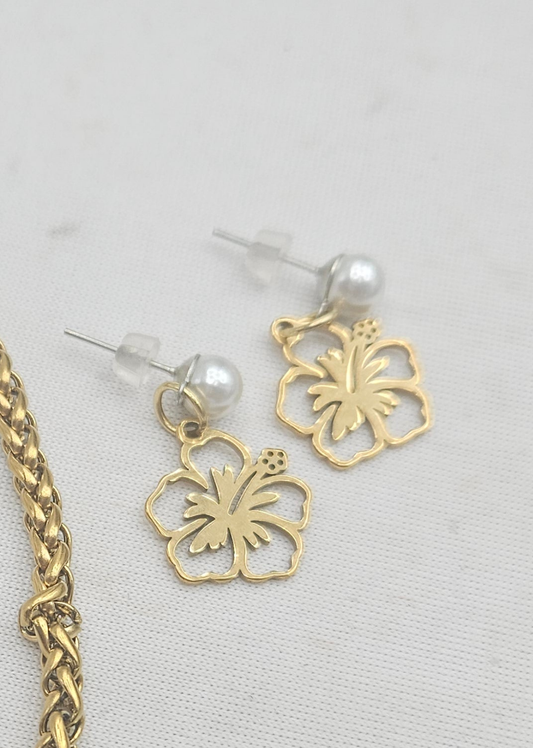 Aretes Amapola Boricua