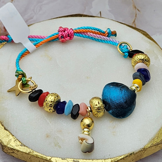 Brazalete Concha Azul