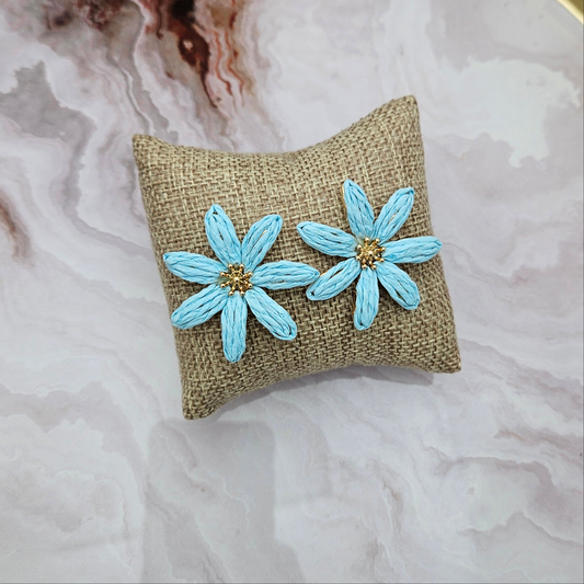 Aretes primavera azul