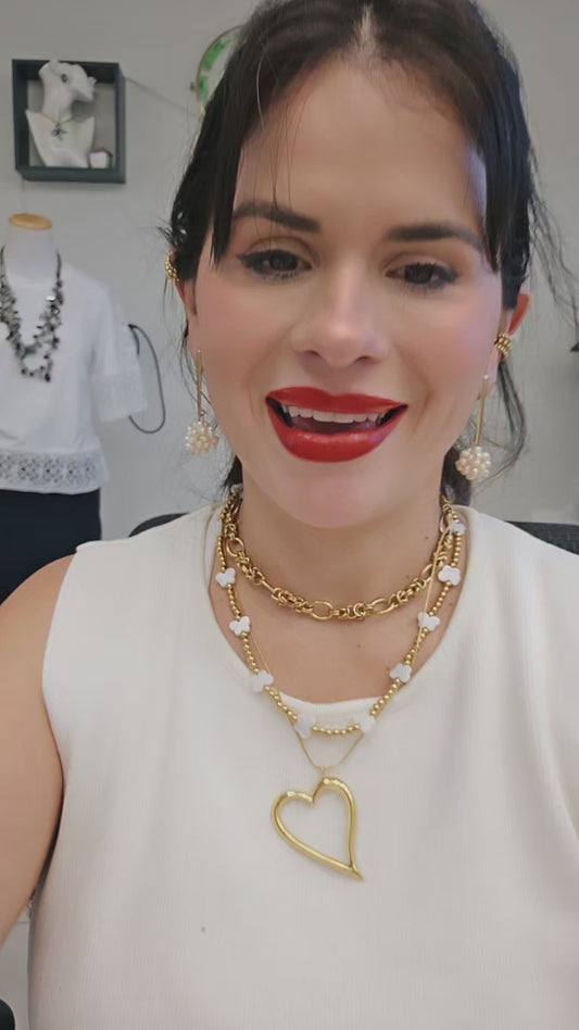 Aretes Perlas Cultivadas