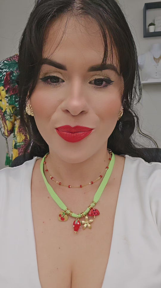 Choker Rojo