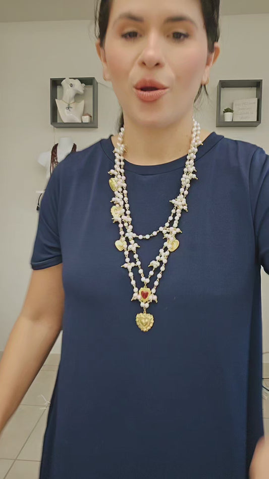 Collar largo 3 cadenas