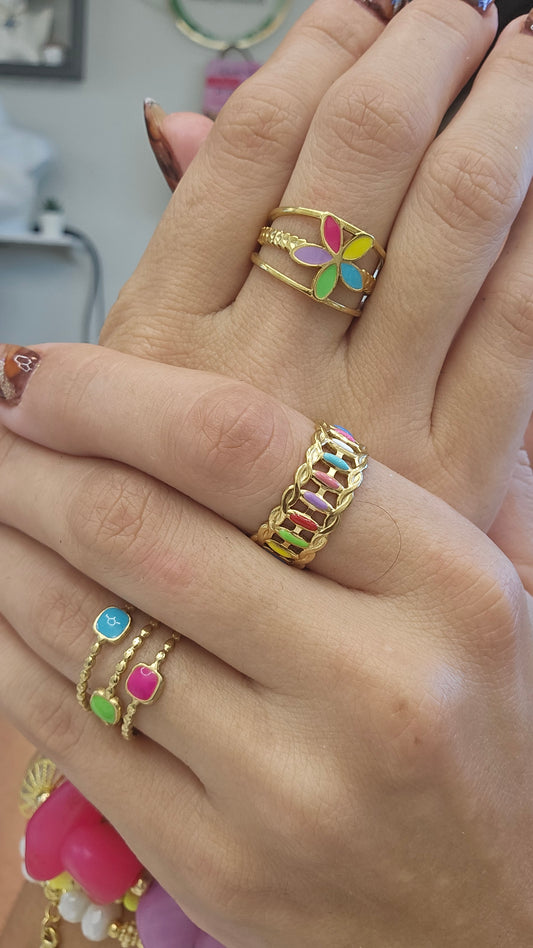 Anillos ajustables en stainless steel