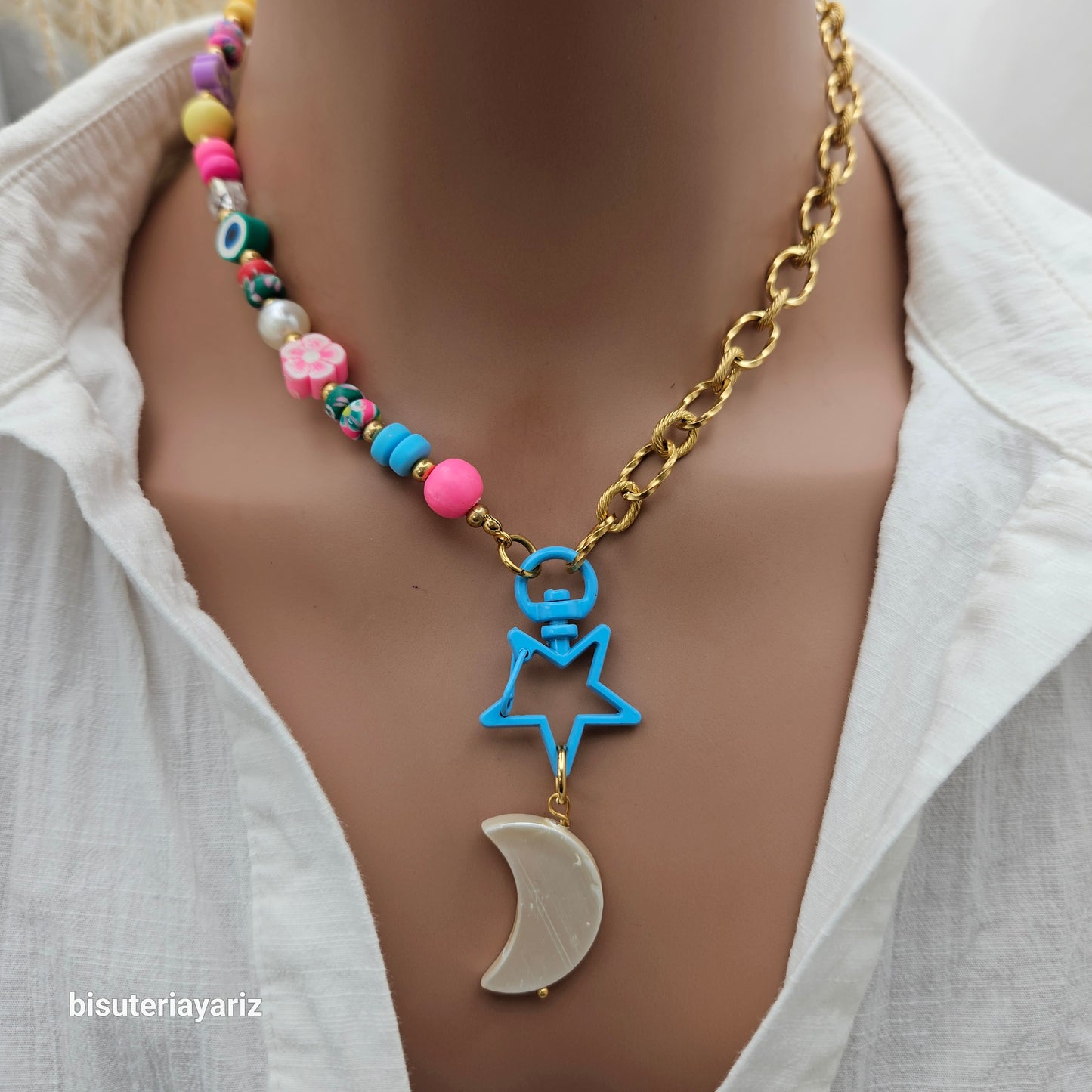 Collar Luna y Estrella