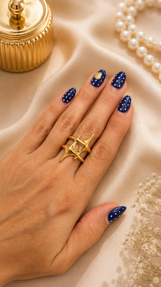 Anillo Galaxia Dorada