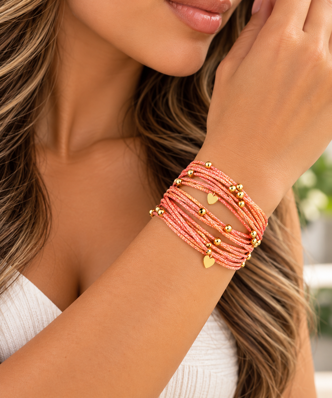 Brazalete Heiza Peach