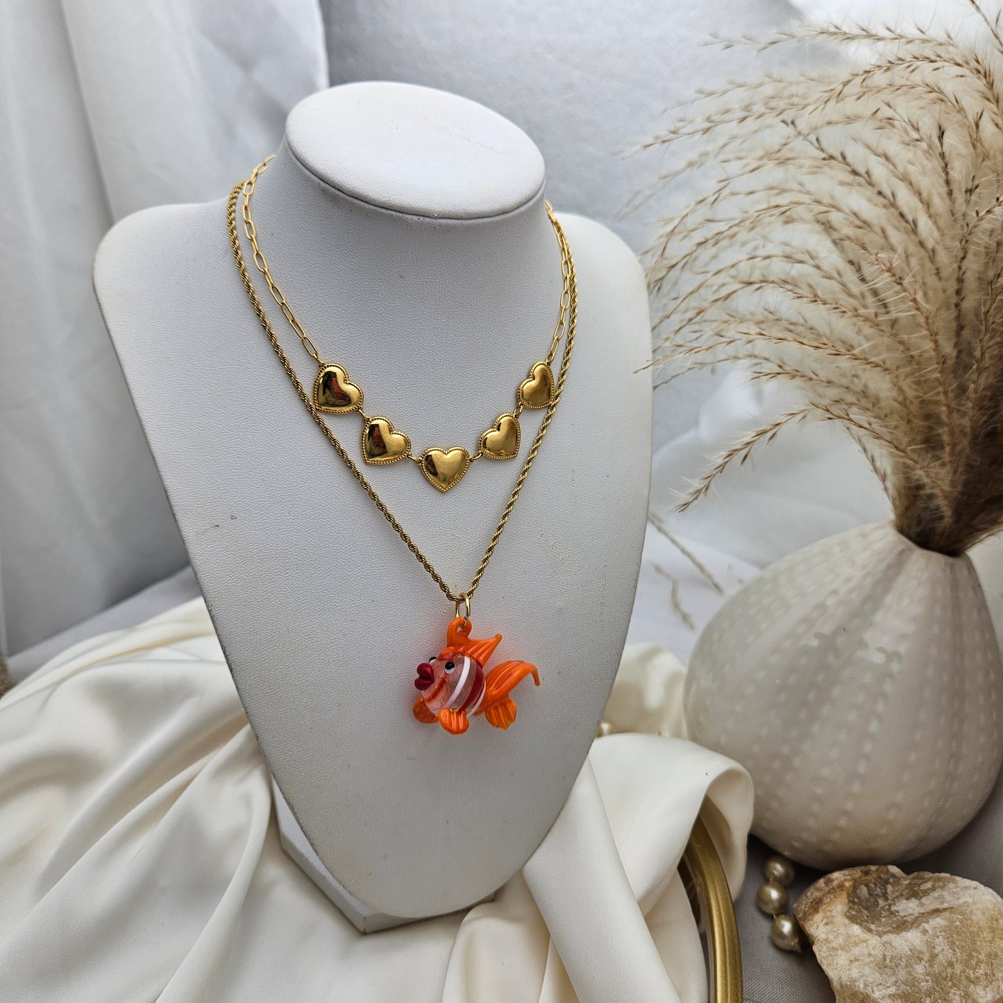 Collar 5 Corazones
