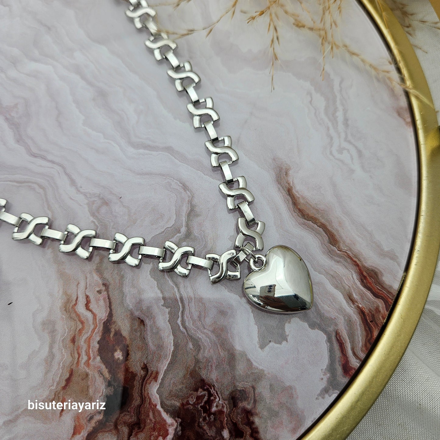 Collar Corazón Plata