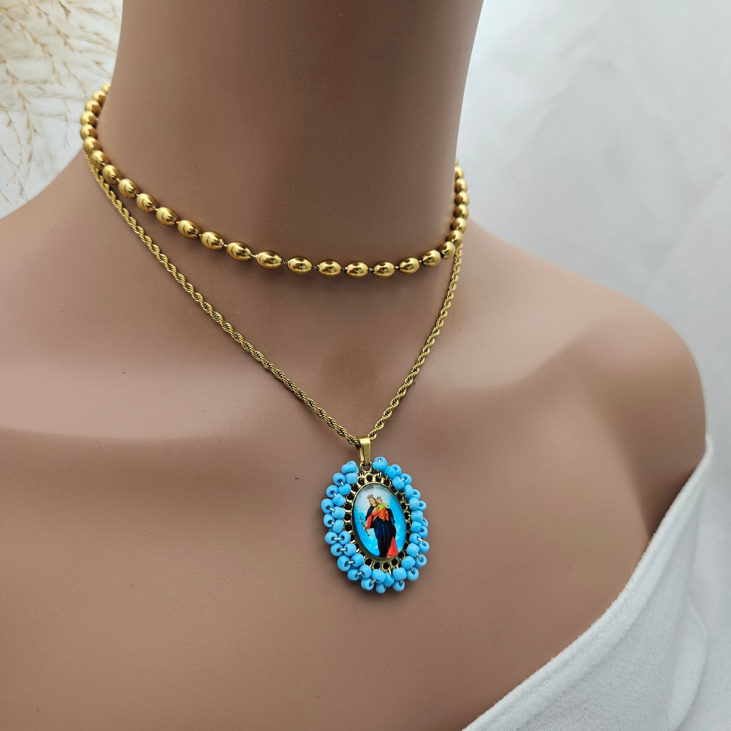 Collar Virgen del Carmen