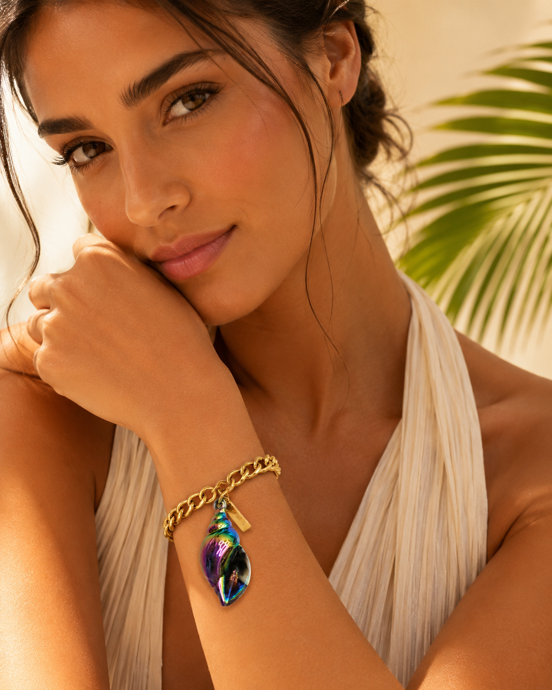 Brazalete acaracol Tornasol