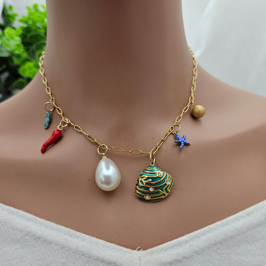 Collar trama de lujo
