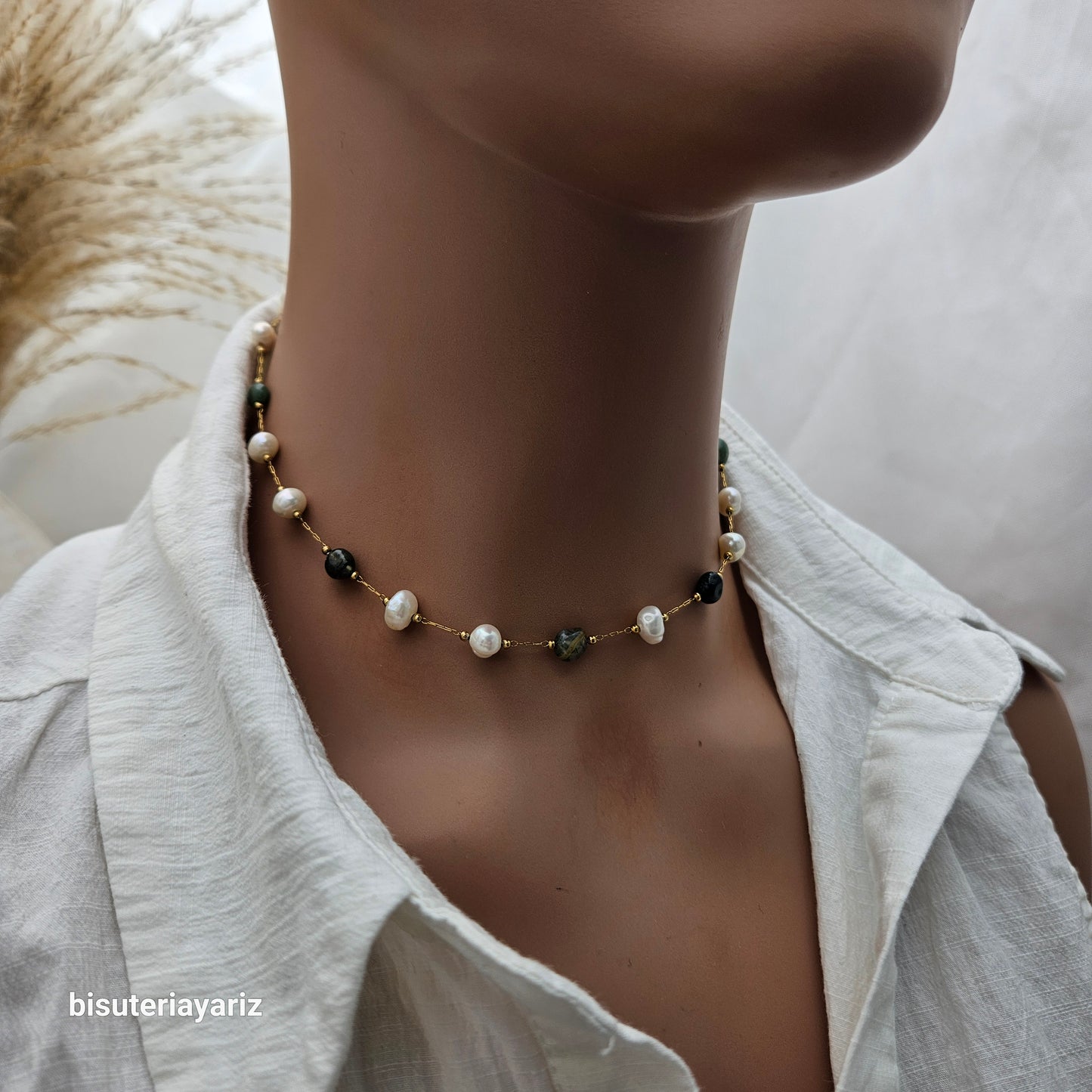 Choker Perlas Naturales