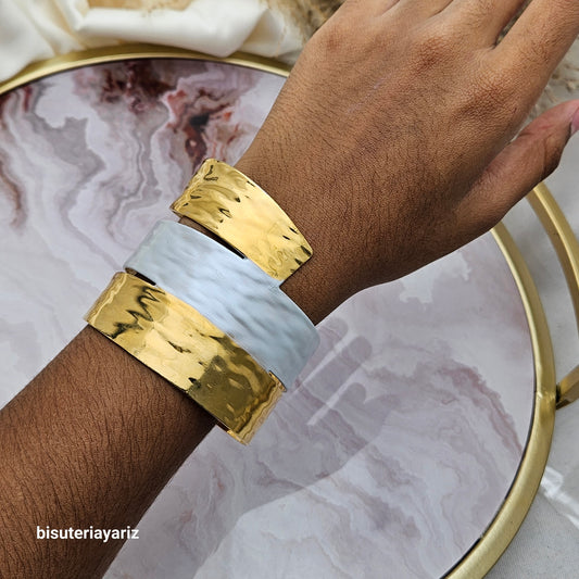 Cuff dos tonos Lisa