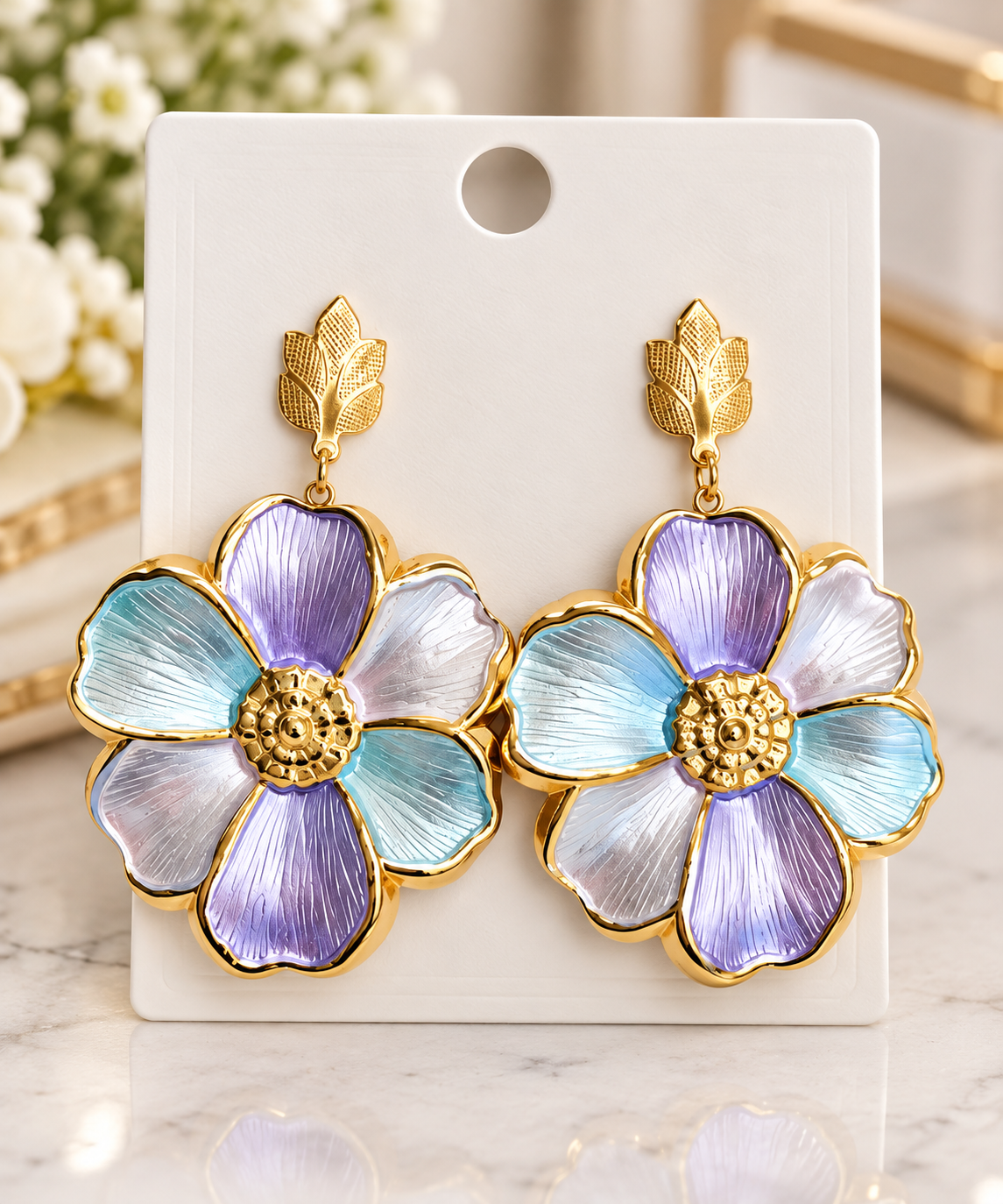Aretes Flor Paola