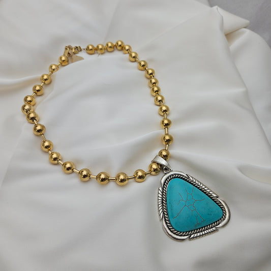Collar lienzo de cristal
