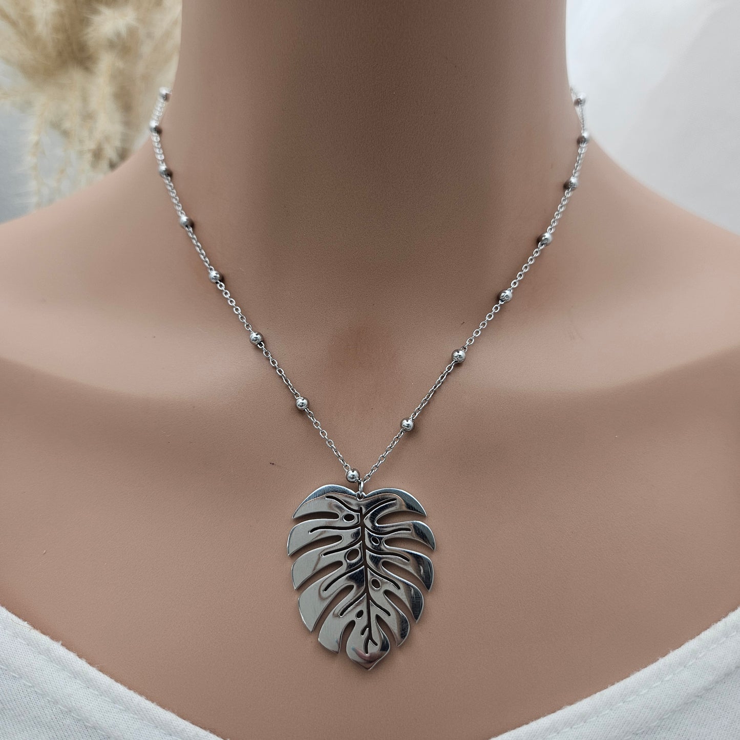 Collar Hoja Monstera