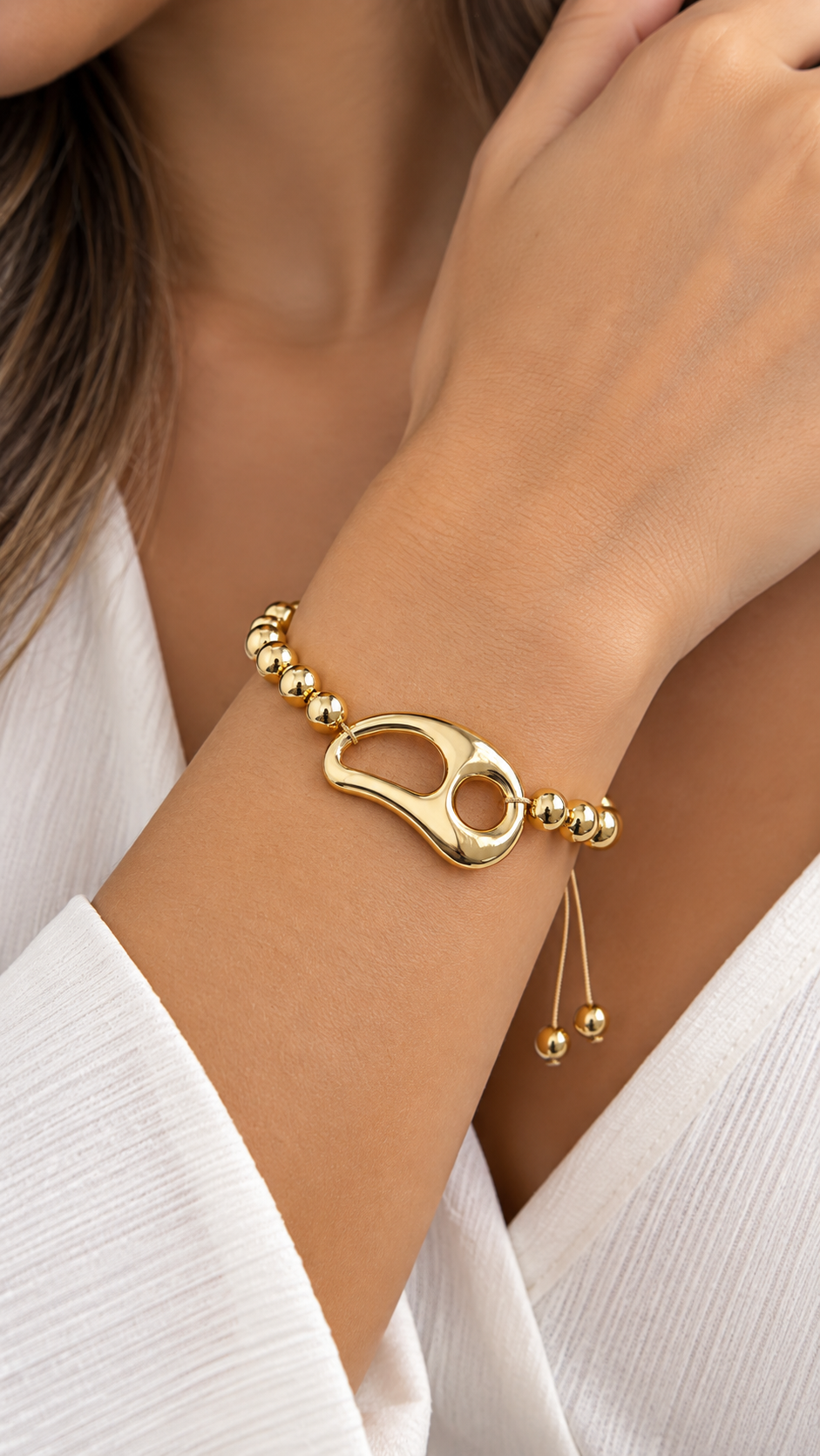 Brazalete Guççi dorado