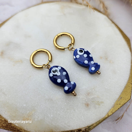 Aretes Azulita