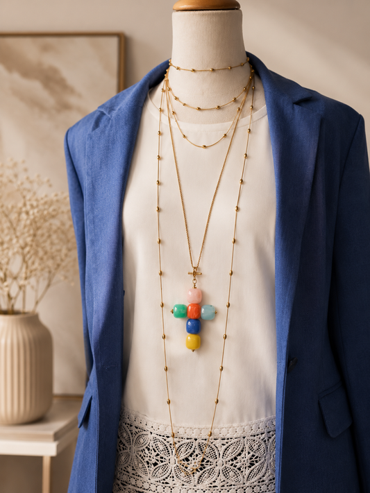 Collar Arcoiris de Fe