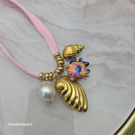 Collar Olas Marinas