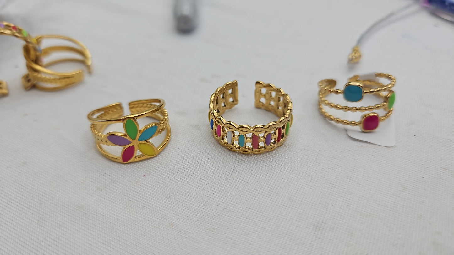 Anillos ajustables en stainless steel