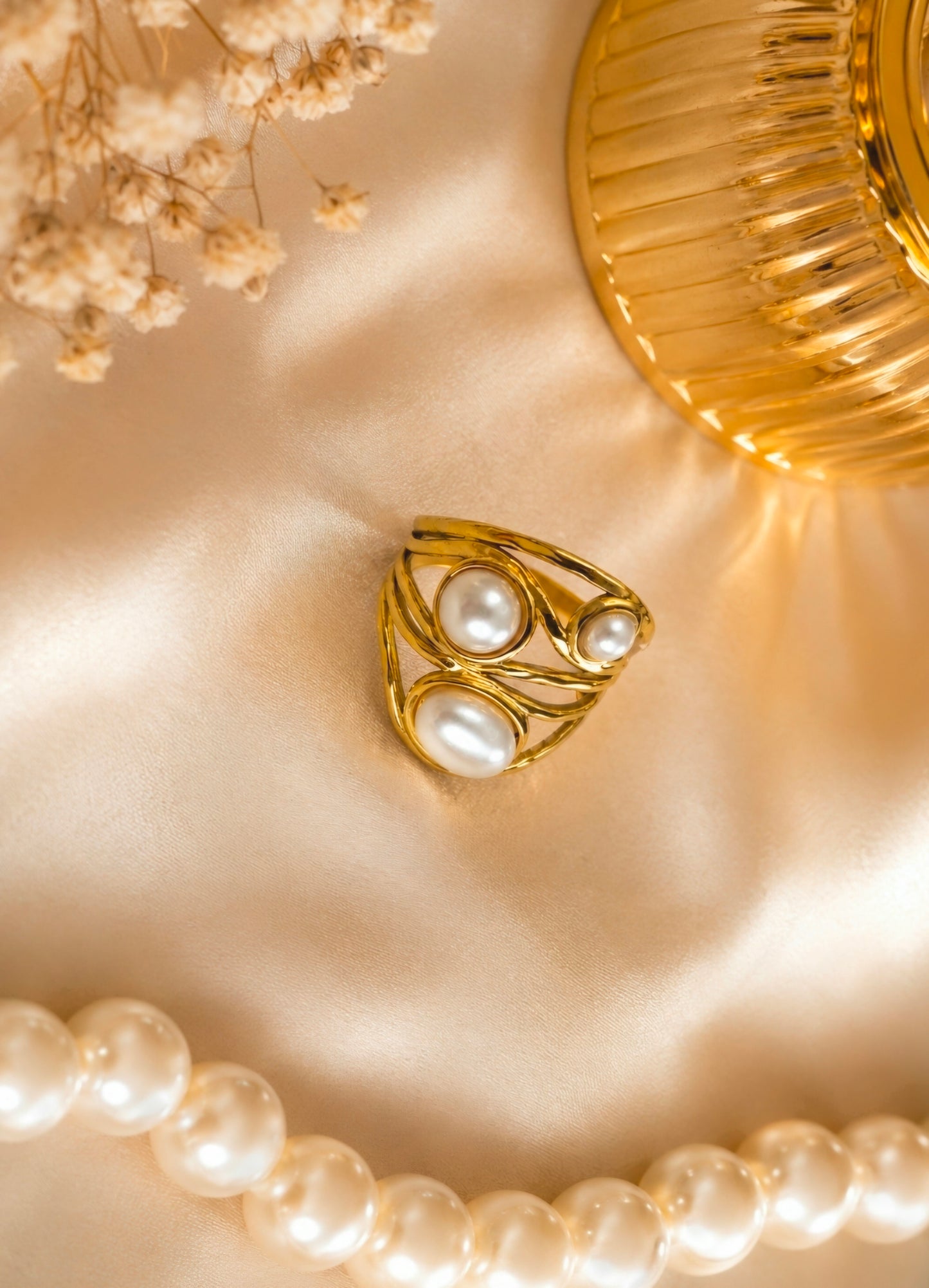 Anillo Perla Marina