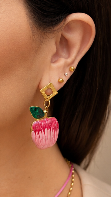 Aretes Manzana