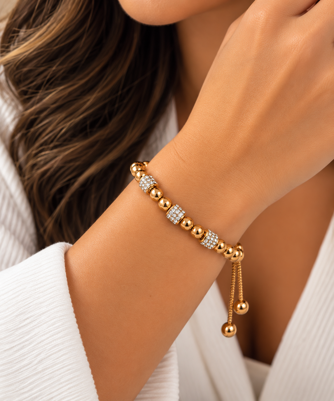 Brazalete Rose Gold. Diana