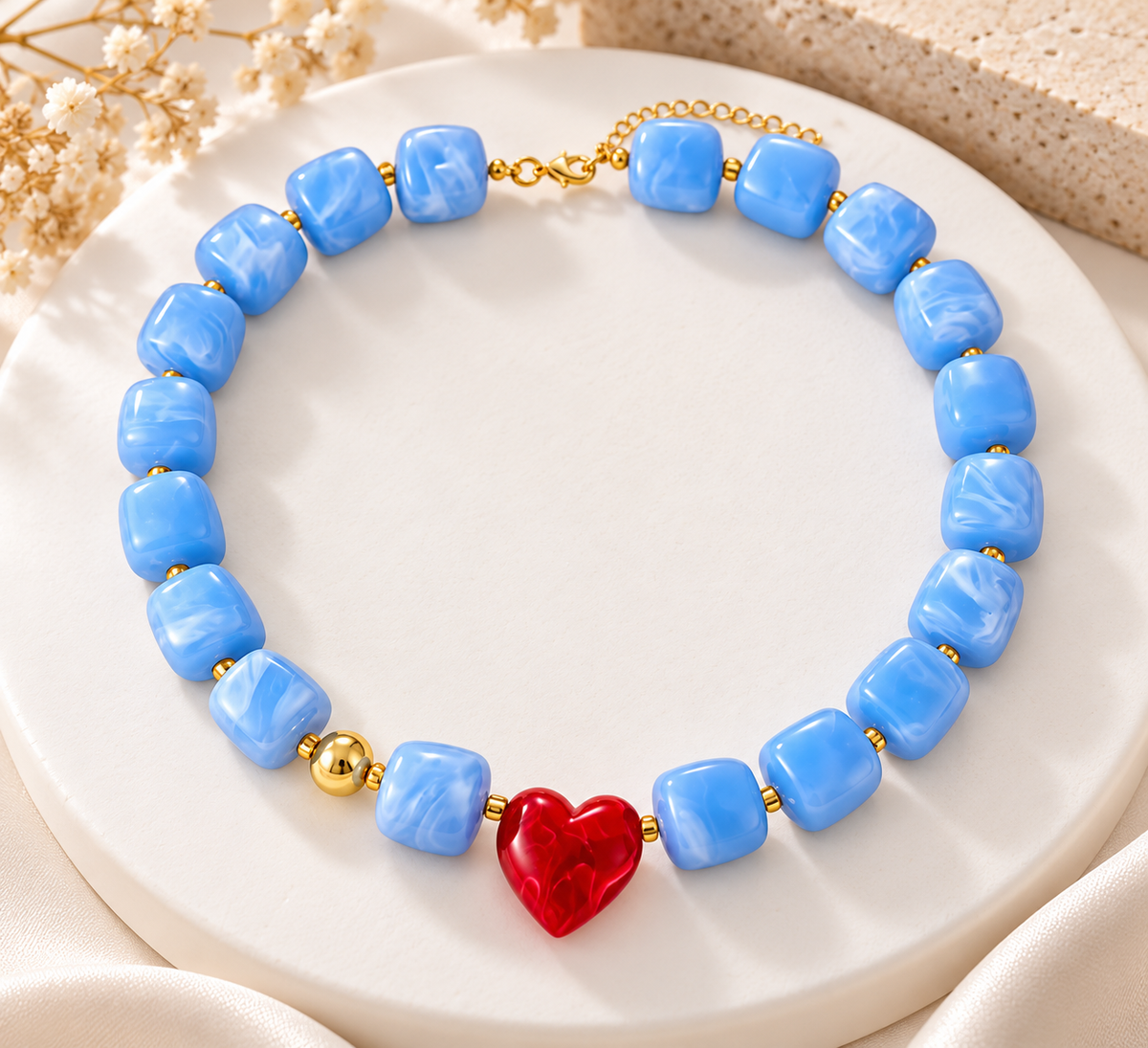 Collar Amore Azul