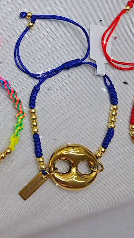 Guççi Brazalete Azul