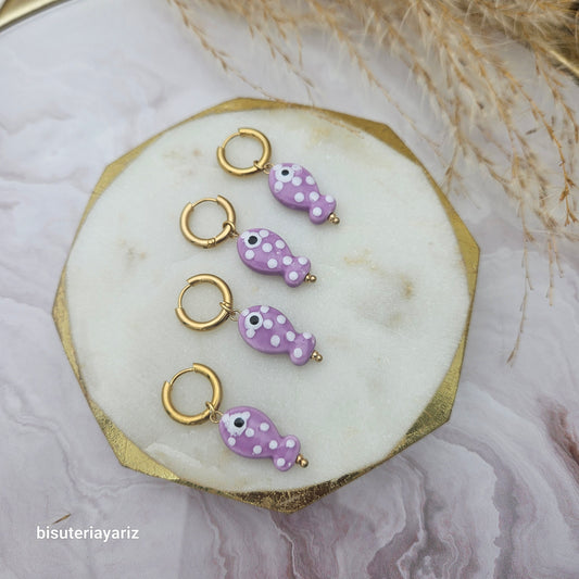 Aretes Lina Lila