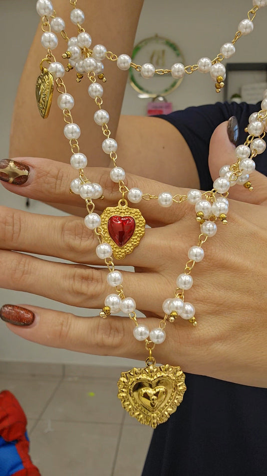 Collar largo 3 cadenas