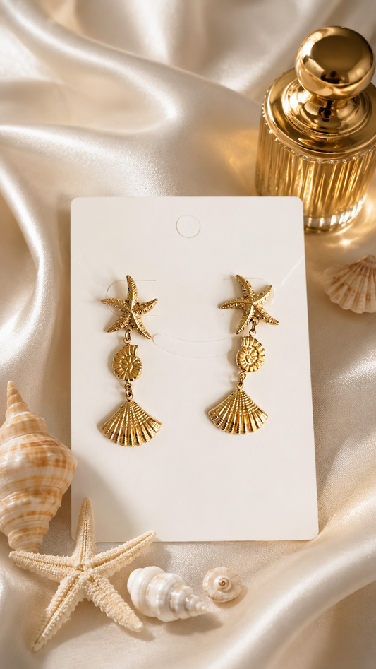 Aretes Coraza
