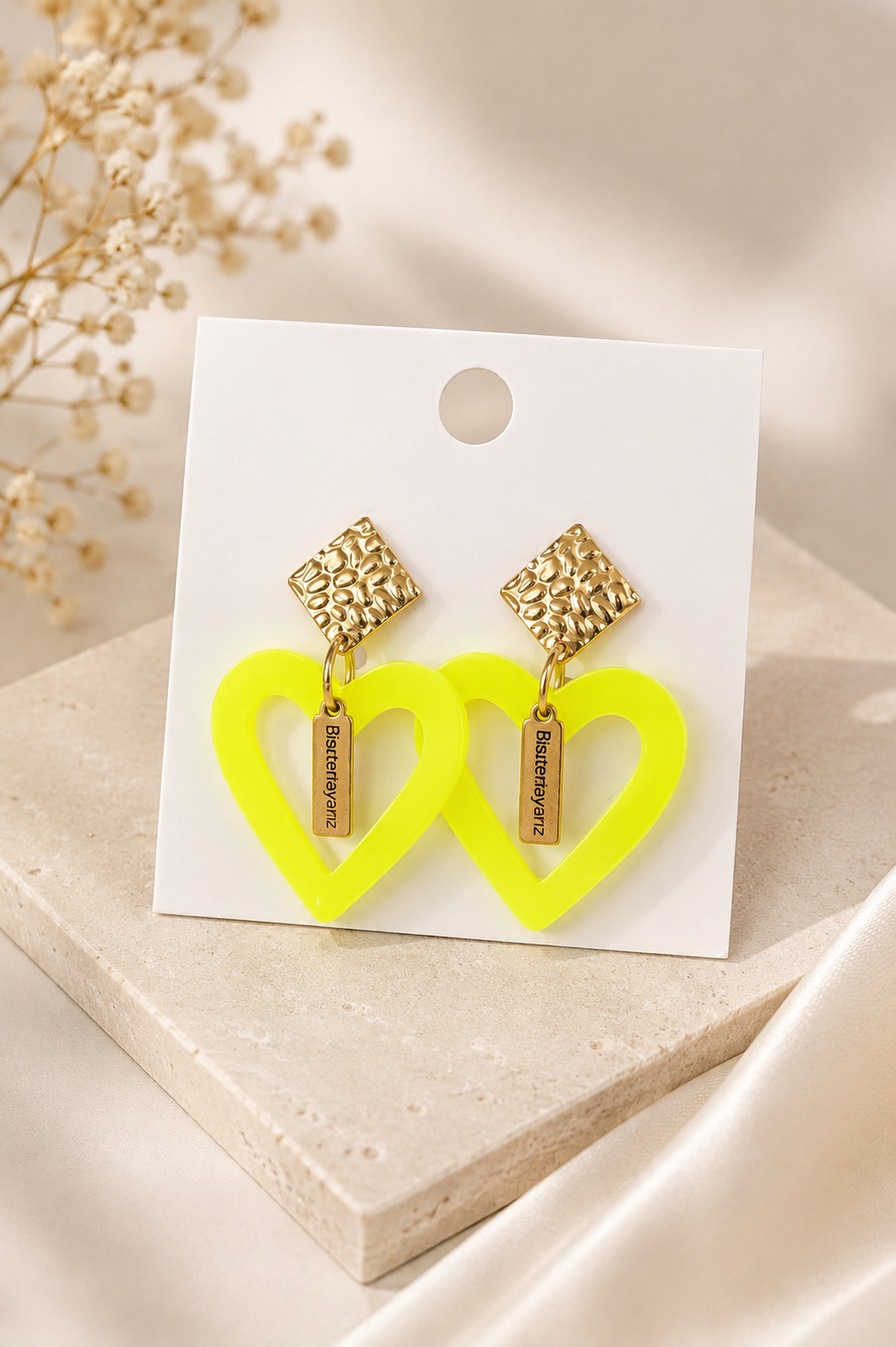 Set collar Corazón Neon