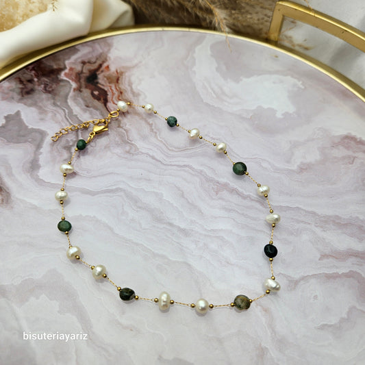 Choker Perlas Naturales
