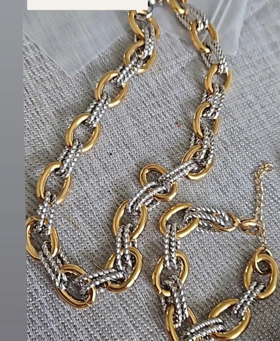 Collar Leila dos tonos