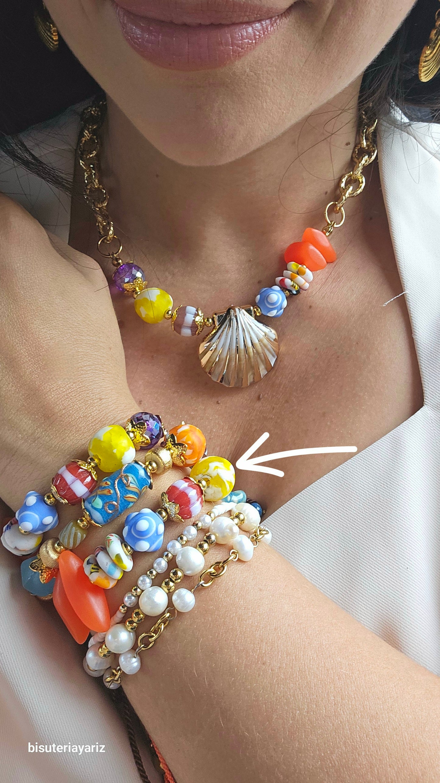 Brazalete Concha Bivalvia 2